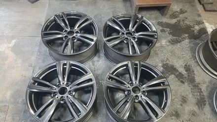 bmw428i 순정휠복원 고스트크롬도색 (수원휠수리, 수원휠도색, 수원휠복원, 다이아컷팅휠복원, 폴리싱, 안산휠도색, 안산휠복원, 안산휠수리, 휠수리전문점 휠세븐) / 수원 탑동
