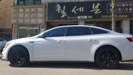 수원 경기 르노삼성 sm6 순정휠도색 블랙유광(수원휠도색/ 수원휠수리/ 수원휠복원) / 수원 탑동