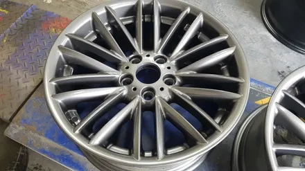 현대포터2 bmw 순정휠도색 건메탈 (수원휠도색 / 수원휠복원 / 수원휠수리 / 안산휠도색 / 안산휠수리 / 안산휠복원 / 수원휠세븐 / 휠세븐) / 수원 탑동