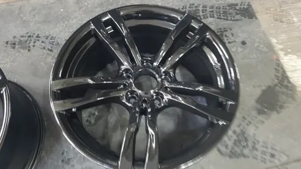 bmw 320d 순정휠도색 블랙유광(수원휠수리/ 수원휠도색/ 수원휠복원/ 안산휠수리/ 안산휠도색/ 안산휠복원/ 휠세븐) / 수원 탑동