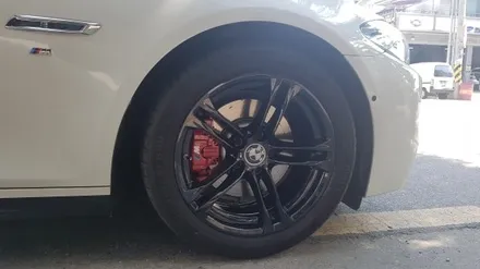 bmw 530d 순정휠도색 블랙유광도색(수원휠도색/ 수원휠수리/ 수원휠복원) / 수원 탑동