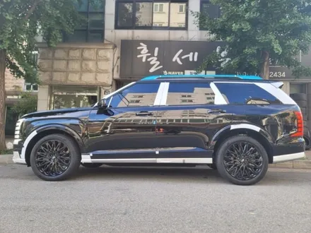 수원휠도색 펠리세이드 Lx3 21인치 블랙휠 작업 / 수원 탑동