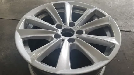 bmw 520d f10 순정휠 수리복원 도색 수원휠도색 휠세븐 / 수원 탑동