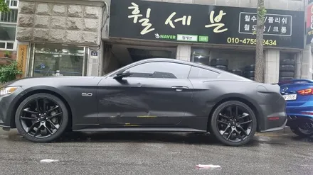 포드 머스탱 순정휠도색 블랙무광도색(수원휠도색/ 수원휠수리/ 수원휠복원) / 수원 탑동