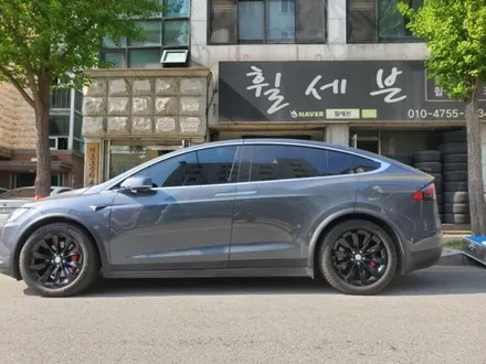 테슬라 모델X 순정휠도색 블랙유광도색 수원휠수리 수원휠복원 수원휠도색 / 수원 탑동