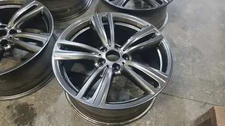 bmw428i 순정휠복원 고스트크롬도색 (수원휠수리, 수원휠도색, 수원휠복원, 다이아컷팅휠복원, 폴리싱, 안산휠도색, 안산휠복원, 안산휠수리, 휠수리전문점 휠세븐) / 수원 탑동