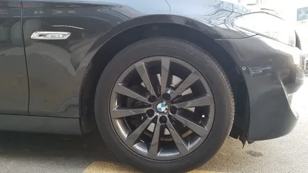 bmw 528i 순정휠도색 건메탈(수원휠복원/ 수원휠도색/ 수원휠수리) / 수원 탑동