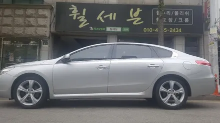 르노삼성 sm7 순정휠도색 실버도색(수원휠도색/ 수원휠수리/ 수원휠복원) / 수원 탑동