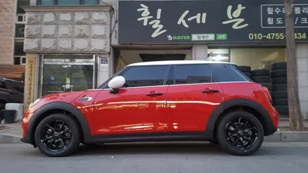 수원 경기 bmw 미니쿠퍼 순정휠색상변경 블랙유광 (수원휠도색/ 수원휠수리/ 수원휠복원) / 수원 탑동