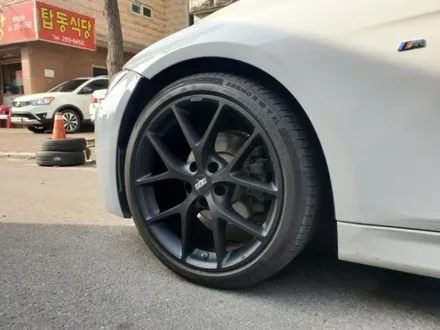 BMW 320D BBS 사제휠도색 블랙무광도색 수원휠복원 수원휠수리 수원휠도색 / 수원 탑동