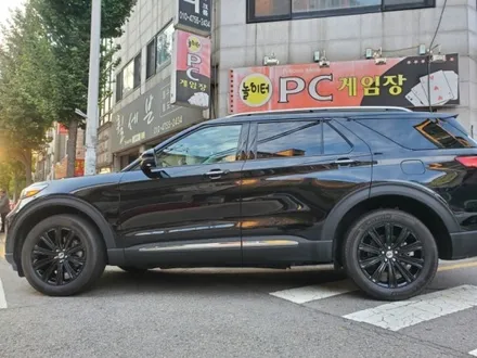수원휠도색 수원휠수리 수원휠복원 포드 익스플로러 20인치 블랙유광도색 / 수원 탑동