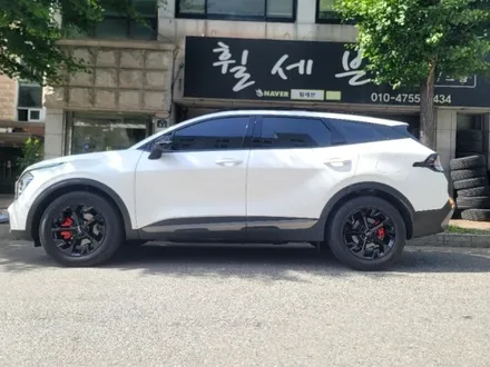 기아 스포티지 NQ5 순정 컷팅휠 색상변경 \
