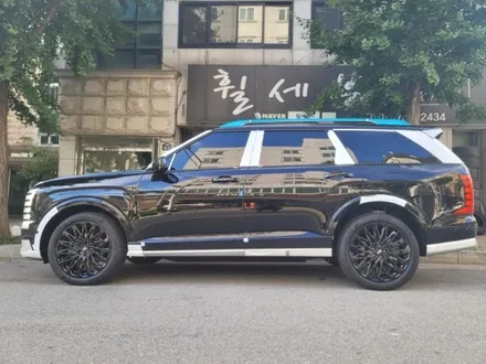 수원휠도색 펠리세이드 Lx3 21인치 블랙휠 작업 / 수원 탑동