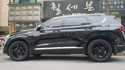 현대 산타페tm 인스퍼레이션 순정휠도색 블랙유광도색(수원휠도색/ 수원휠수리/ 수원휠복원) / 수원 탑동