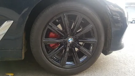 bmw 520i 순정휠도색 블랙유광(수원휠도색/ 수원휠수리/ 수원휠복원) / 수원 탑동
