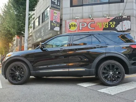 수원휠도색 수원휠수리 수원휠복원 포드 익스플로러 20인치 블랙유광도색 / 수원 탑동