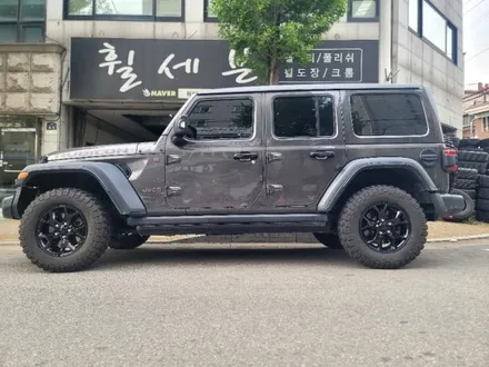 수원휠도색 지프 랭글러 순정휠 복원+수리 블랙유광도색 / 수원 탑동