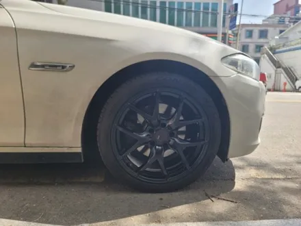 수원휠복원 bmw 520d 사제휠 블랙반무광 도색 / 수원 탑동