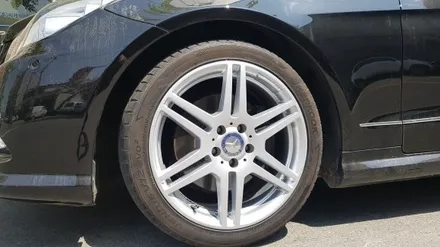 벤츠e350 카브리올레 순정휠 실버도색 (수원휠도색/ 수원휠수리/ 수원휠복원) / 수원 탑동