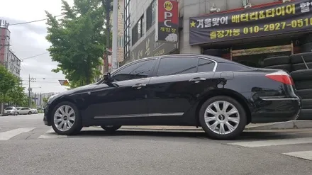 현대 제네시스bh 순정휠 실버도색(수원휠수리/ 수원휠복원/ 수원휠도색) / 수원 탑동