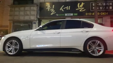 bmw 320d 사제휠도색 실버도색(수원휠도색/ 수원휠수리/ 수원휠복원) / 수원 탑동