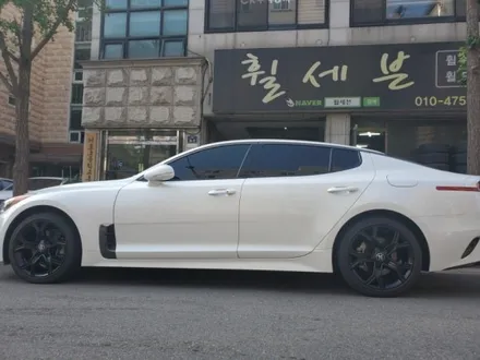 (수원휠복원 수원휠도색 수원휠수리) 기아 스팅어 순정휠도색 블랙무광도색 / 수원 탑동