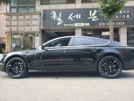 아우디 A7 순정휠도색 블랙유광도색 수원휠수리 수원휠도색 수원휠복원 / 수원 탑동