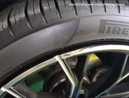 [부산휠수리][부산휠복원]BMW 520d 18인치 순정휠 다이아몬드컷팅 시공 휠복원 휠수리 휠도색비용_wheelsta / 부산 사상 학장동