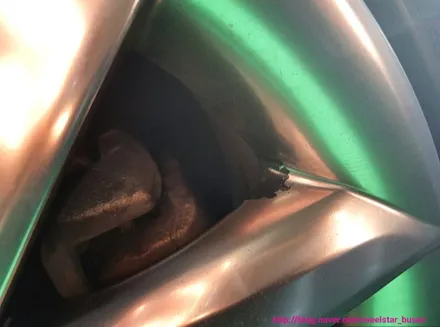 [[부산 휠복원][부산 휠도색]]현대 아슬란 19인치 순정휠 하이퍼블랙 시공 휠복원 휠수리 휠도색비용 _wheelstar / 부산 사상 학장동