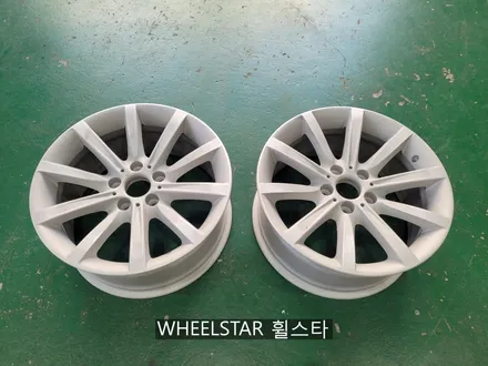 BMW F10 18인치 순정휠 블랙 하이그로시 시공 [부산휠복원 부산휠수리 부산휠도색비용]_wheelstar / 부산 사상 학장동