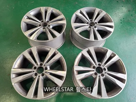 벤츠 S500 W222 19인치 순정휠 블랙다이아몬드컷팅 시공 [부산휠복원 부산휠수리 부산휠도색비용]_wheelstar / 부산 사상 학장동