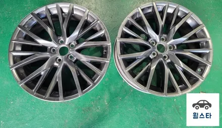 렉서스 RX 450 하이브리드 20인치 순정휠 블랙 크롬 시공 [부산휠복원 부산휠수리 부산휠도색비용]_wheelstar / 부산 사상 학장동