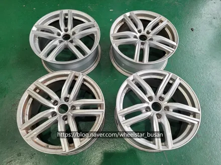 [블랙유광][부산 휠복원][부산 휠도색]BMW 미니쿠퍼 ATS휠 17인치 블랙유광시공[부산휠도색 부산휠복원 부산휠수리비용]_wheelstar / 부산 사상 학장동