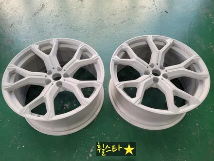 [블랙하이그로시][부산 휠복원][부산 휠수리]BMW X6 G06 21인치 741M 블랙하이그로시 시공[부산휠수리 부산휠복원 부산휠도색비용]_wheelstar / 부산 사상 학장동