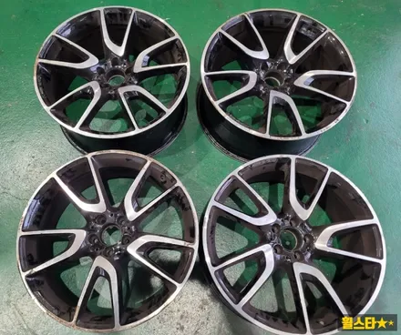 부산 휠복원 전문 휠스타 | 벤츠GLC 43AMG 21인치 블랙 다이아몬드 컷팅 시공후기 / 부산 사상 학장동