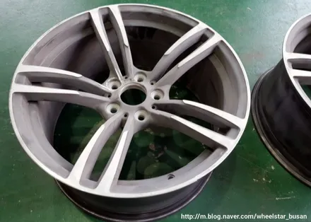 [부산 휠수리][부산 휠복원]BMW 520d F10 19인치 다이아몬드컷팅 휠복원 휠수리 휠도색비용 _wheelstar / 부산 사상 학장동