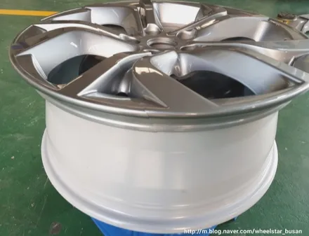 [부산 휠수리][부산 휠복원]르노삼성 SM7 18인치 휠복원 휠수리 휠도색비용 _wheelstar / 부산 사상 학장동