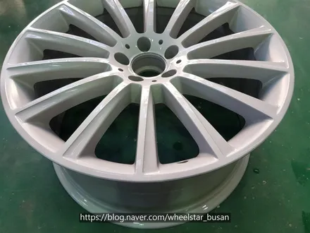 [[부산 휠복원][부산 휠수리]]벤츠S450 20인치 순정휠 블랙다이아몬드컷팅시공 휠복원 휠수 리휠도색비용 _wheelstar / 부산 사상 학장동