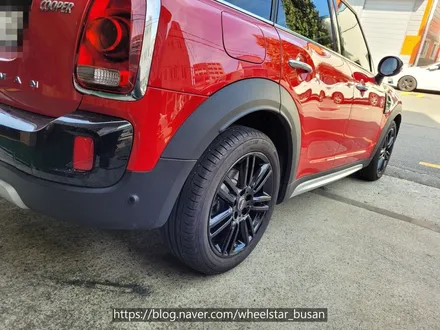[[부산 휠도색][부산 휠수리]]BMW 미니 컨트리맨 18인치 블랙유광시공 휠복원 휠수리 휠도색비용_wheelstar / 부산 사상 학장동