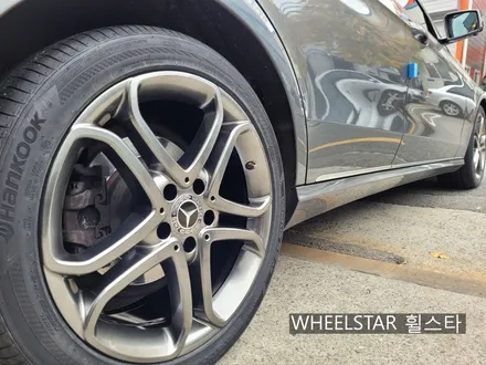 [[부산 휠수리][부산 휠도색]]벤츠 E220d W212 18인치 순정휠 고스트실버 시공 부산휠복원 부산휠수리 부산휠도색비용 _wheelstar / 부산 사상 학장동