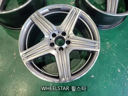 벤츠 CLS63 W218 19인치 순정휠 다이아몬드컷팅 시공 [부산휠복원 부산휠수리 부산휠도색비용]_wheelstar / 부산 사상 학장동
