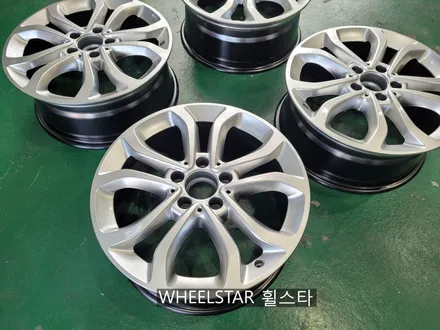벤츠 C220 W205 17인치 순정휠 하이퍼블랙 시공 [부산휠복원 부산휠수리 부산휠도색비용]_wheelstar / 부산 사상 학장동