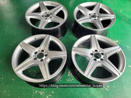 [부산 휠스타][부산 휠복원][부산 휠도색]벤츠S350d W222 순정휠 19인치 하이퍼블랙시공[부산휠도색 부산휠복원 부산휠수리비용]_wheelstar / 부산 사상 학장동