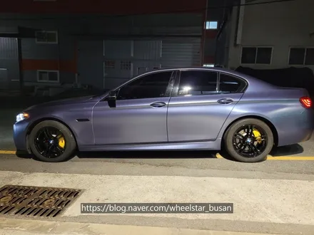 [블랙하이그로시][부산 휠복원][부산 휠도색]BMW F10 520d 613m휠 18인치 블랙하이그로시 시공[부산휠도색 부산휠복원 부산휠수리비용]_wheelstar / 부산 사상 학장동