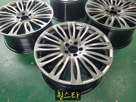 [부산 휠수리] 벤츠 S560 W222 20인치 고스트실버로 완벽 휠복원 완성! / 부산 사상 학장동
