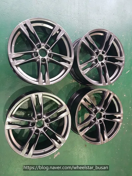 [[부산 휠도색][부산 휠수리]]BMW 640d 20인치 다크쉐도우시공 휠복원 휠수리 휠도색비용_wheelstar / 부산 사상 학장동