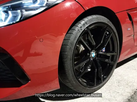 [[부산 휠도색][부산 휠수리]]BMW Z4 19인치 블랙유광시공 휠복원 휠수리 휠도색비용_wheelstar / 부산 사상 학장동