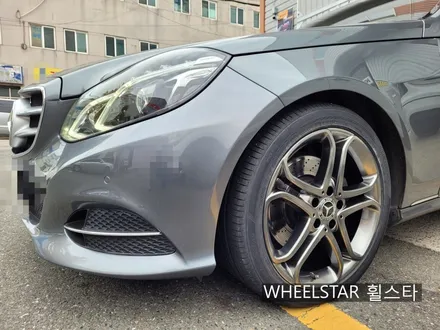 [[부산 휠수리][부산 휠도색]]벤츠 E220d W212 18인치 순정휠 고스트실버 시공 부산휠복원 부산휠수리 부산휠도색비용 _wheelstar / 부산 사상 학장동