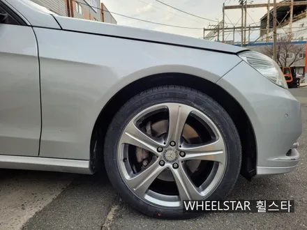[[부산 휠수리][부산 휠도색]]벤츠 E220d W212 18인치 순정휠 하이퍼블랙 시공 부산휠복원 부산휠수리 부산휠도색비용 _wheelstar / 부산 사상 학장동