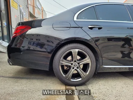 벤츠 E250 W212 18인치 순정휠 고스트실버 시공 [부산휠복원 부산휠수리 부산휠도색비용]_wheelstar / 부산 사상 학장동